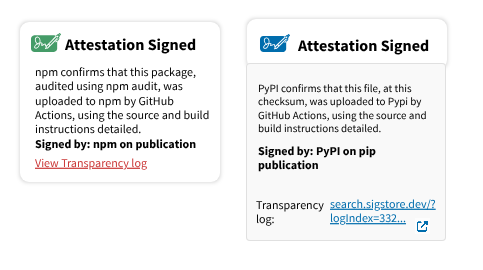 A screenshot of the UI development for hyperlinks